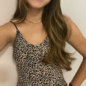 NWOT Cheetah print tank top 🤩